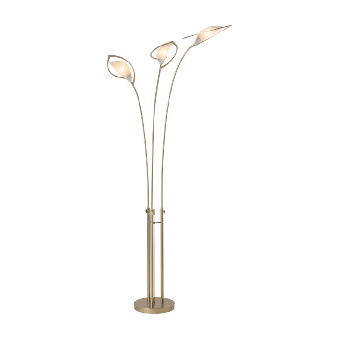 Hubbardton Forge 241105 Aerial 3-lt 79" Tall Torchiere - Modern Brass