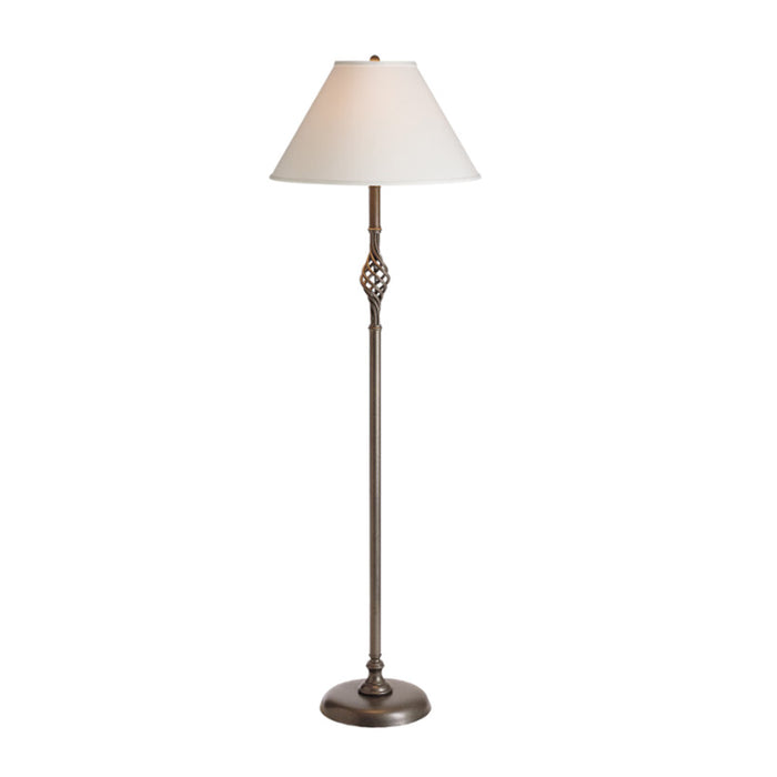Hubbardton Forge 242161 Twist Basket 1-lt 55" Tall Floor Lamp, Natural Anna