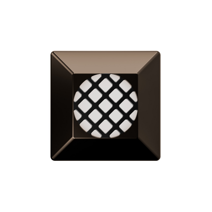 WAC 2531 2" LED Surface Mount Square Indicator Louver - Bronze Stainless Steel