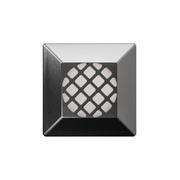 WAC 2531 2" LED Surface Mount Square Indicator Louver - Stainless Steel