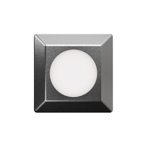 WAC 2551 2" LED Surface Mount Square Indicator Light - Stainless Steel