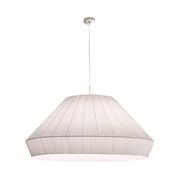 Bover Mei 90 3-lt 35" Pendant-White Translucent Ribbon