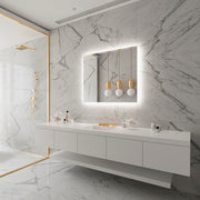 Paris Mirror Rectangle 40" x 36" LED Backlit Mirror, 3CCT Selectable
