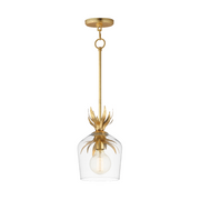 Maxim 2871 Paloma 1-lt 8" Pendant - Gold Leaf