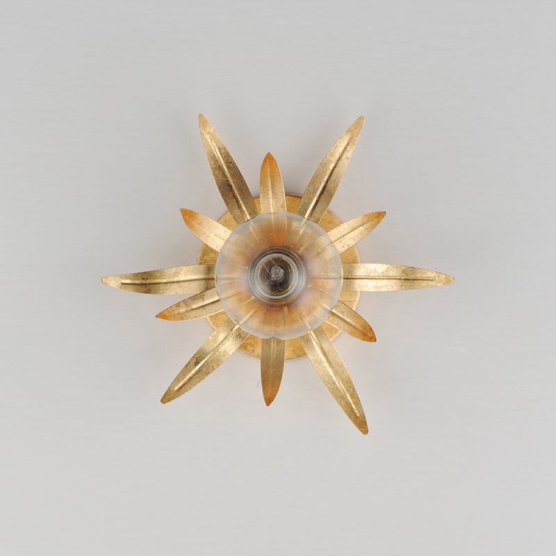 Maxim 2880 Paloma 1-lt 10" Wall Sconce - Gold Leaf