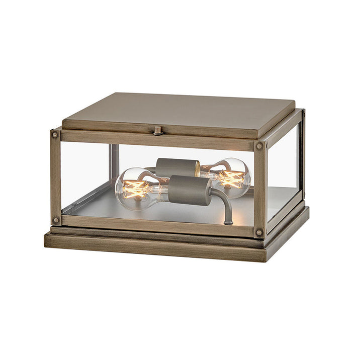Hinkley 28858-LV Max 2-lt 12" LED Outdoor Pier Mount Lantern