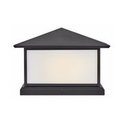 Hinkley 28987 Walter 2-lt 15" LED Outdoor Pier Mount Lantern - Textured Black
