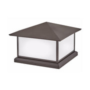 Hinkley 28987 Walter 2-lt 15" LED Outdoor Pier Mount Lantern - Textured Oil Rubbed Bronze