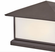 Hinkley 28987 Walter 2-lt 15" LED Outdoor Pier Mount Lantern - Textured Oil Rubbed Bronze