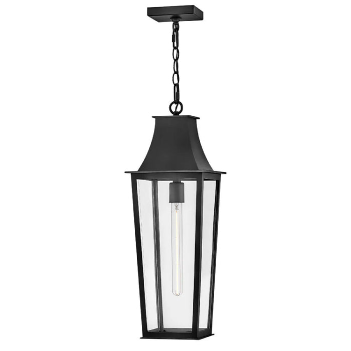 Hinkley 28892 Georgetown 1-lt 9" LED Hanging Lantern - Black