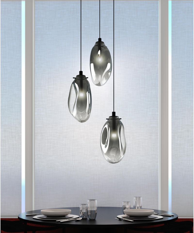 Sonneman 2971 Liquid 3-lt 14" LED Round Chandelier