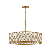 Fredrick Ramond FR41505 Estie 6-lt 28" LED Chandelier