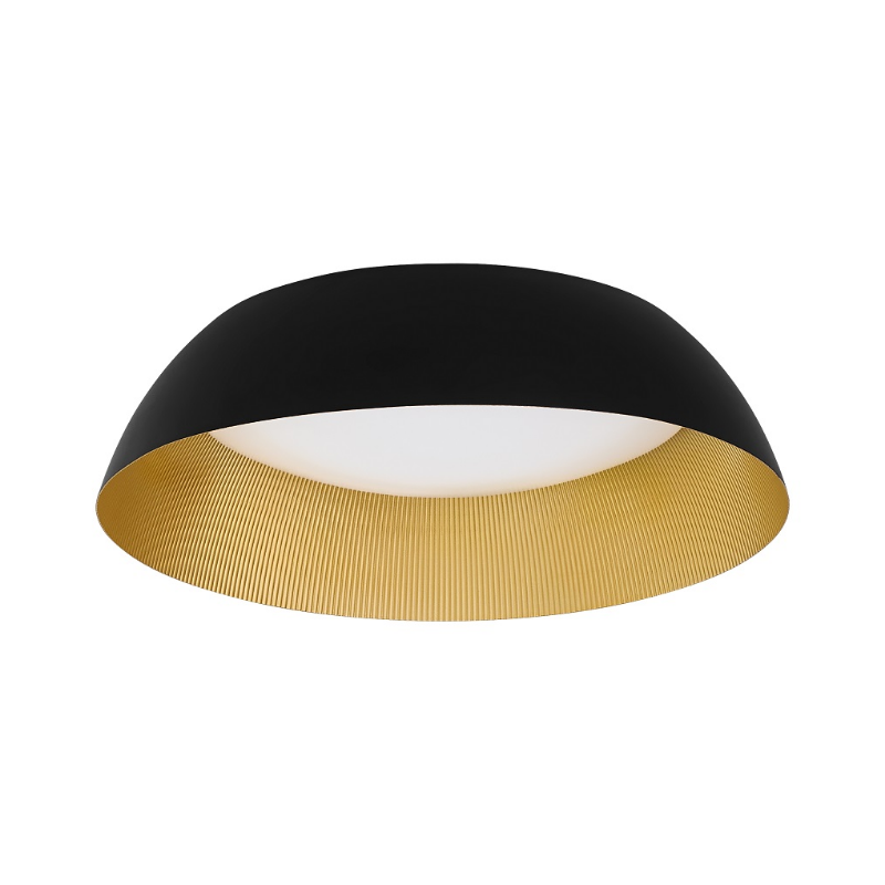 Oxygen 3-216 Lucci 1-lt 25" LED Ceiling Mount, CCT Selectable - Black