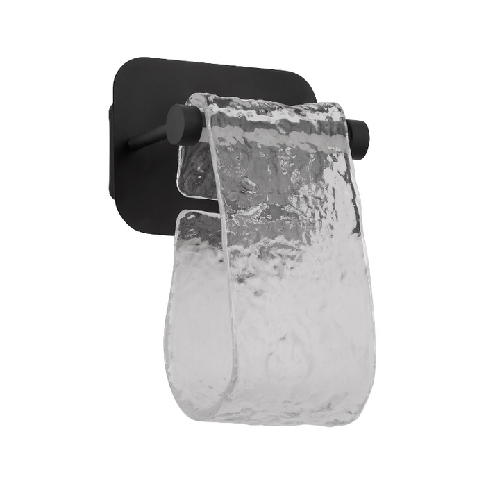 Oxygen 3-502 Veer 1-lt 12" Tall LED Wall Light, CCT Selectable - Black