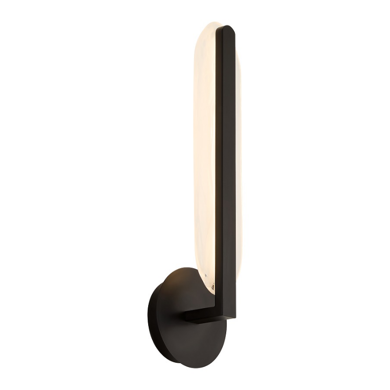 Oxygen 3-5145 Avian 1-lt 20" Tall LED Wall Sconce, CCT Selectable - Black