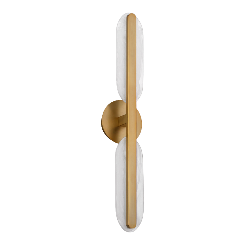 Oxygen 3-5146 Avian 2-lt 28" LED Vanity, CCT Selectable - Brushed Brass
