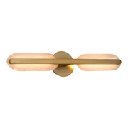 Oxygen 3-5146 Avian 2-lt 28" LED Vanity, CCT Selectable - Brushed Brass
