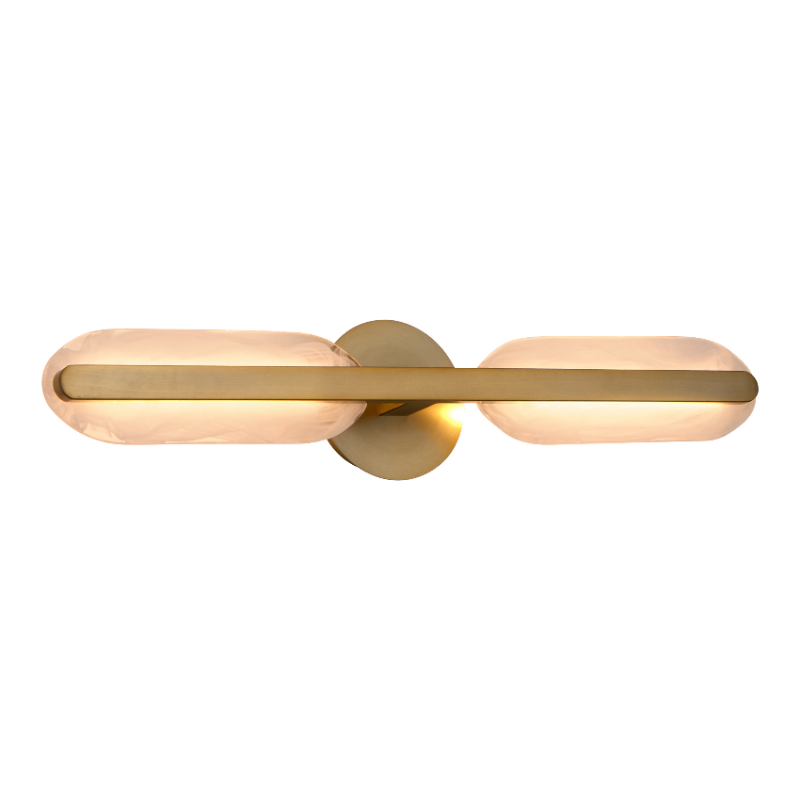 Oxygen 3-5146 Avian 2-lt 28" LED Vanity, CCT Selectable - Brushed Brass