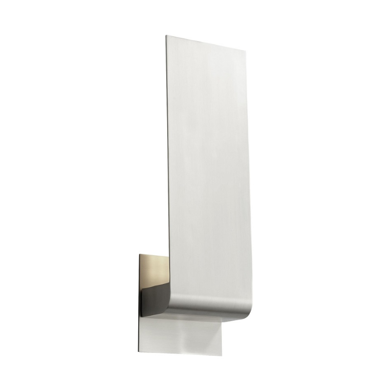 Oxygen 3-515 Halo 1-lt 18" Tall LED Wall Sconce - Satin Nickel