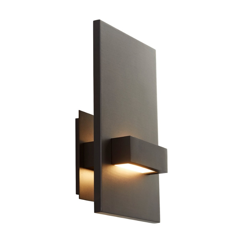 Oxygen 3-527 Vela 2-lt 12" Tall LED Wall Sconce - Oiled Bronze