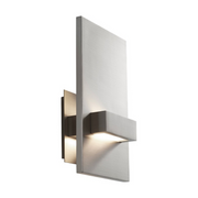 Oxygen 3-527 Vela 2-lt 12" Tall LED Wall Sconce - Satin Nickel