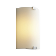 Oxygen 3-563 Siren 1-lt 13" Tall LED Wall Sconce -  Matte White Acrylic / Polished Chrome
