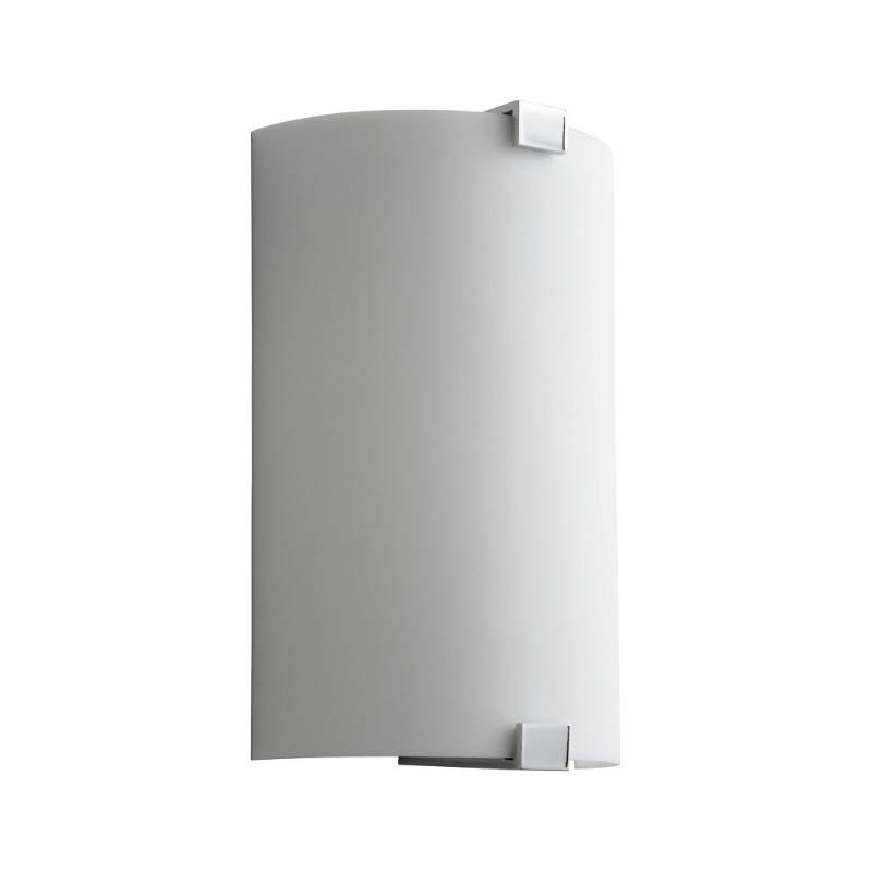 Oxygen 3-563 Siren 1-lt 13" Tall LED Wall Sconce -  Matte White Acrylic / Polished Chrome