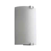 Oxygen 3-563 Siren 1-lt 13" Tall LED Wall Sconce - White Opal Glass / Polished Chrome