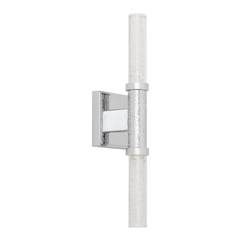 Oxygen 3-580 Monet 2-lt 18" Tall LED Wall Sconce - Polished Chrome