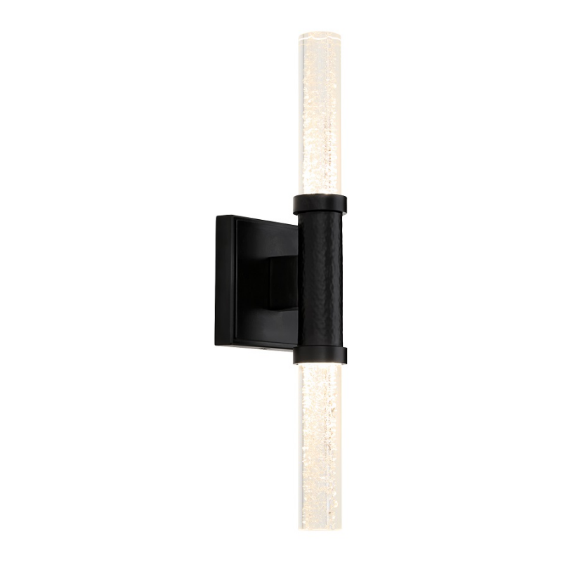 Oxygen 3-580 Monet 2-lt 18" Tall LED Wall Sconce - Black