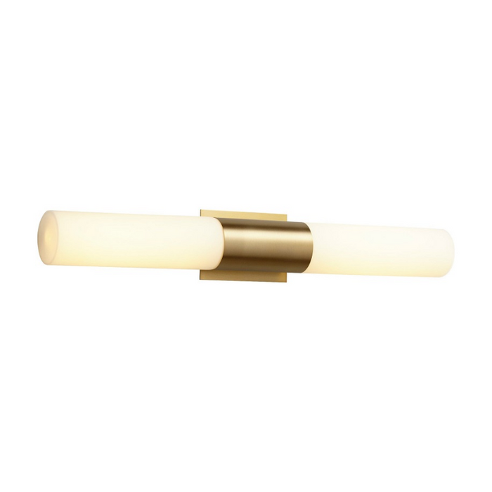 Oxygen 3-588 Magnum 2-lt 31" LED Vanity - Aged Brass/Glass