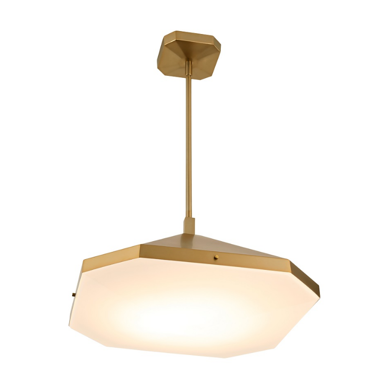Oxygen 3-643 Tempe 1-lt 21" LED Pendant, CCT Selectable - Brushed Brass