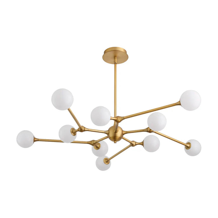 Oxygen 3-647 Orbe 10-lt 46" LED Chandelier, CCT Selectable