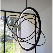 Oxygen 3-658 Galilei 1-lt 29" LED Pendant, CCT Selectable
