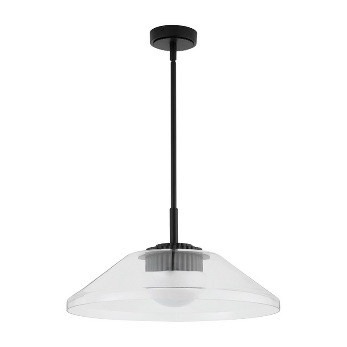 Oxygen 3-659 Eros 1-lt 22" LED Pendant, CCT Selectable - Black