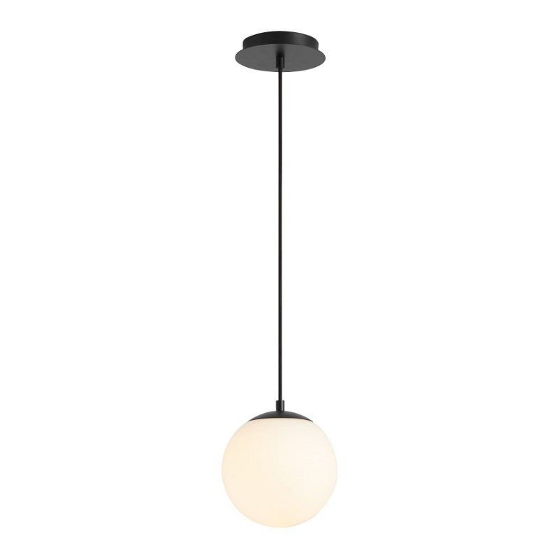 Oxygen 3-671 Luna 1-lt 8" LED Pendant - Black