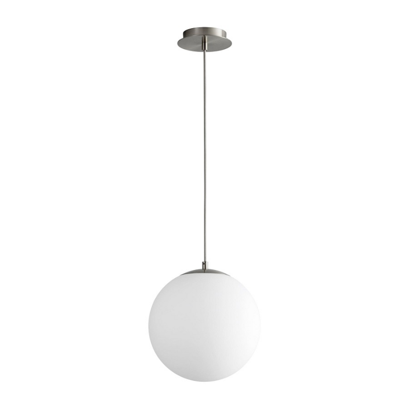 Oxygen 3-673 Luna 1-lt 12" LED Pendant - Satin Nickel