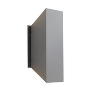 Oxygen 3-702 Duo 2-lt 12" Tall LED Outdoor Wall Sconce - Gray