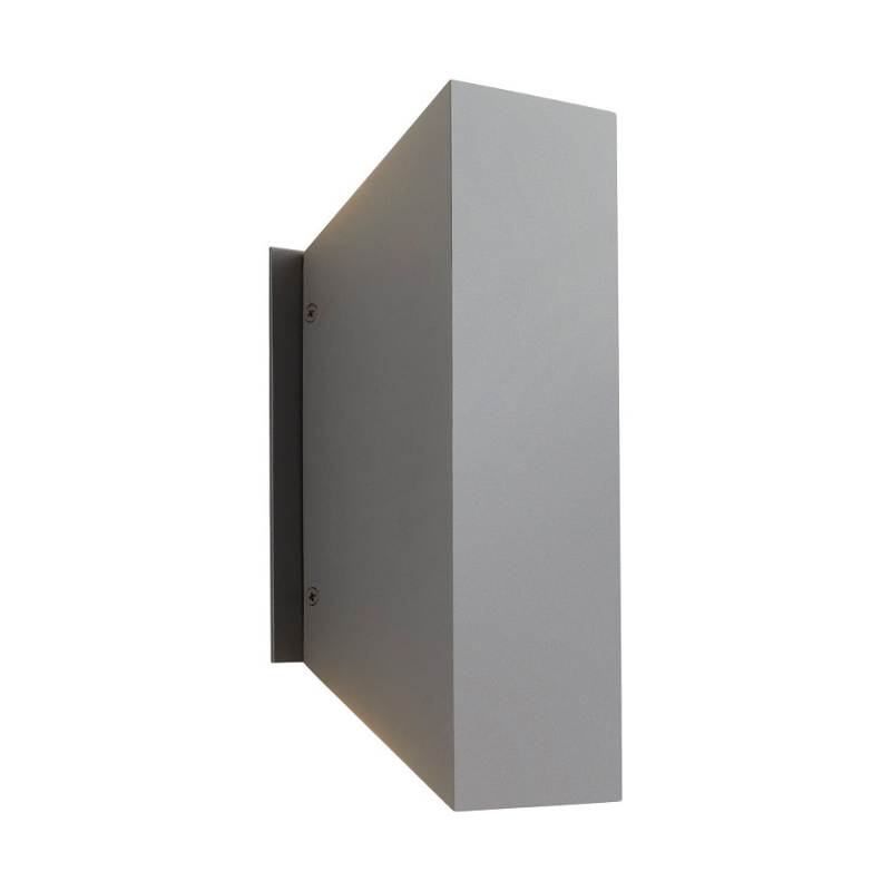 Oxygen 3-702 Duo 2-lt 12" Tall LED Outdoor Wall Sconce - Gray