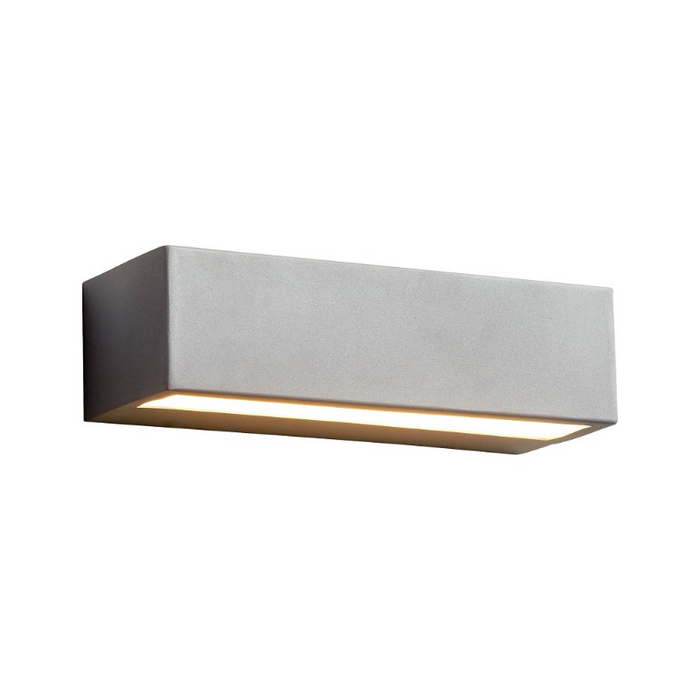 Oxygen 3-740 Maia 1-lt 10" LED Outdoor Wall Sconce - Gray