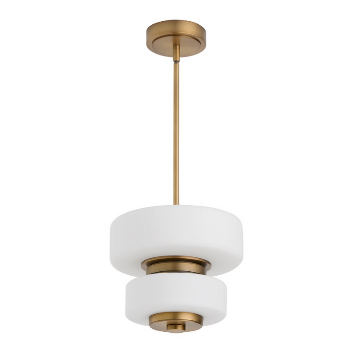 Oxygen 3-80 Favo 1-lt 14" LED Pendant, CCT Selectable
