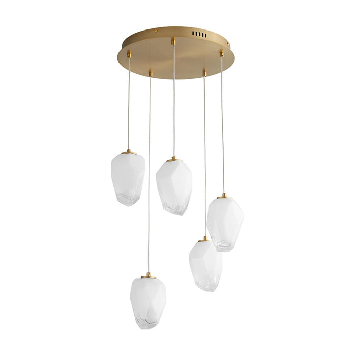 Oxygen 3-810 Vivo 5-lt 15" LED Pendant, CCT Selectable