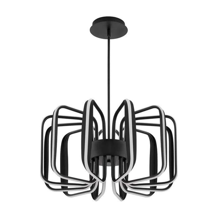 Oxygen 3-819 Roto 12-lt 25" LED Pendant, CCT Selectable