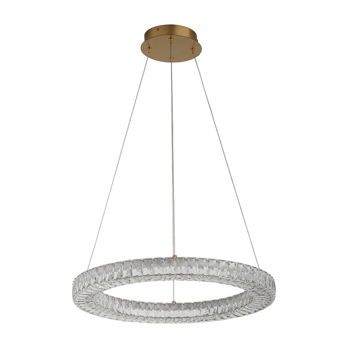 Oxygen 3-874 Elan 1-lt 24" LED Pendant, CCT Selectable