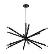 Oxygen 3-878 Ionis 12-lt 42" LED Pendant, CCT Selectable - Black