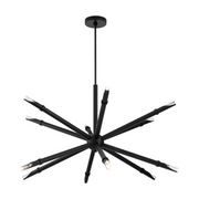 Oxygen 3-878 Ionis 12-lt 42" LED Pendant, CCT Selectable - Black