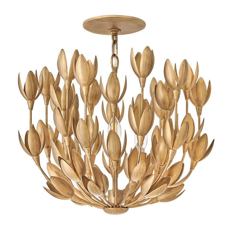 Hinkley 30011 Flora 3-lt 20" LED Semi-Flush Mount