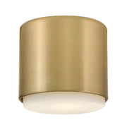 Hinkley 30070 Cedric 1-lt 5" LED Flush Mount - Lacquered Brass