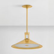 Hudson Valley 3020 Clermont 2-lt 20" LED Pendant - Aged Brass