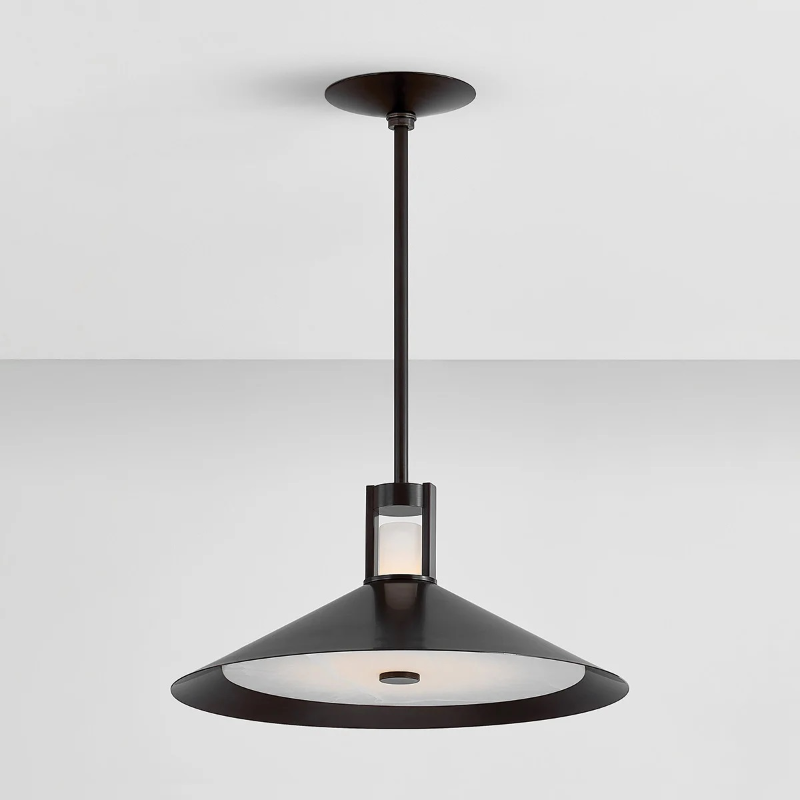 Hudson Valley 3020 Clermont 2-lt 20" LED Pendant - Distressed Bronze